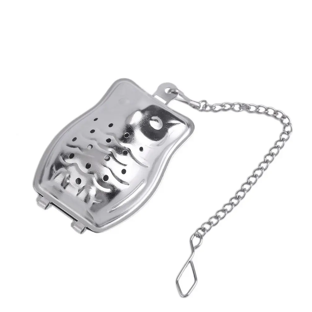New 2 Styles Stainless Steel Owl Shell Shape Tea Strainer Reusable 304 Leaf Infuser Ball Teapot Filter Coffee Drinkware | Дом и сад