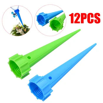 

12pcs Automatic Irrigation Watering Spike for Plants Flower Indoor Household Auto Drip Irrigation Watering Kits