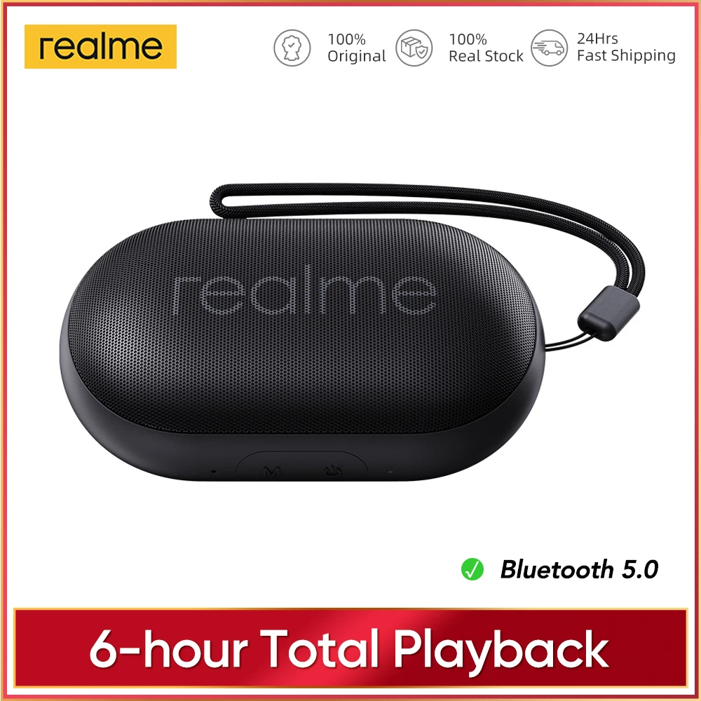 Bluetooth-динамик realme Карманный 113 ГГц 3 Вт 88 мс | Электроника