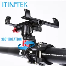 Aluminum Alloy Bike Bicycle Phone Holder Motorcycle Handlebar Mount Universal Non-slip Adjustable Moblie Cell Phone Stand