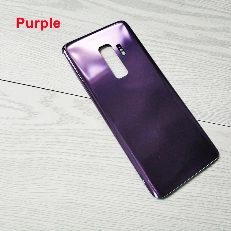 Для samsung Galaxy S9 Plus S9+ задняя крышка задняя дверь корпус крышка стекло задняя крышка батареи Замена для samsung S9Plus - Цвет: Фиолетовый