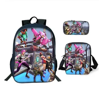 

New Cartoon Backpack Game Printed Boys Girls School Bag Famous Game Printed Children Schoolbag Battle Royale Backpack Lovely