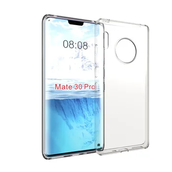 

100pcs/lot High quality transparent smooth Soft TPU Cover Case For Huawei Mate 30 Pro
