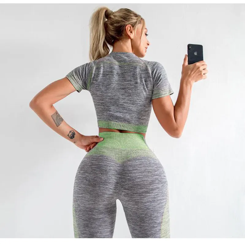 Long Sleeve Top & High Waist Leggings Sports Suit for Women Womens Clothing Suits | The Athleisure