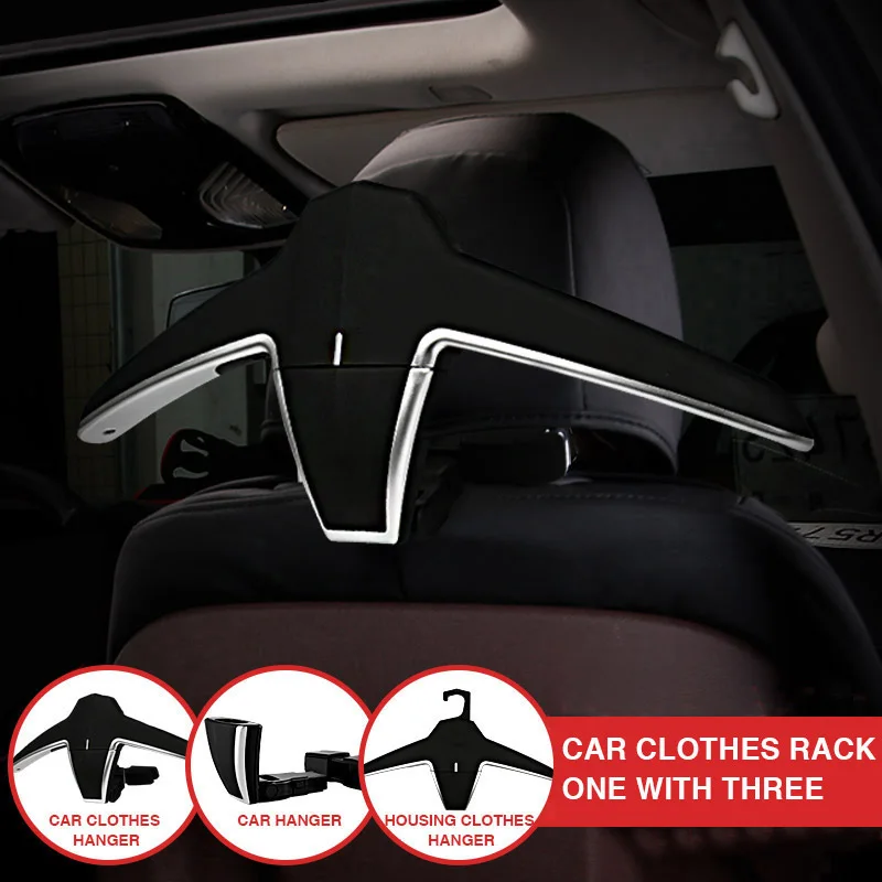 Вешалка для пальто автомобиля ABS зажим для спинки сиденья одежда костюм куртка скольжения вешалка Мода автомобиля крепления в транспортном средстве