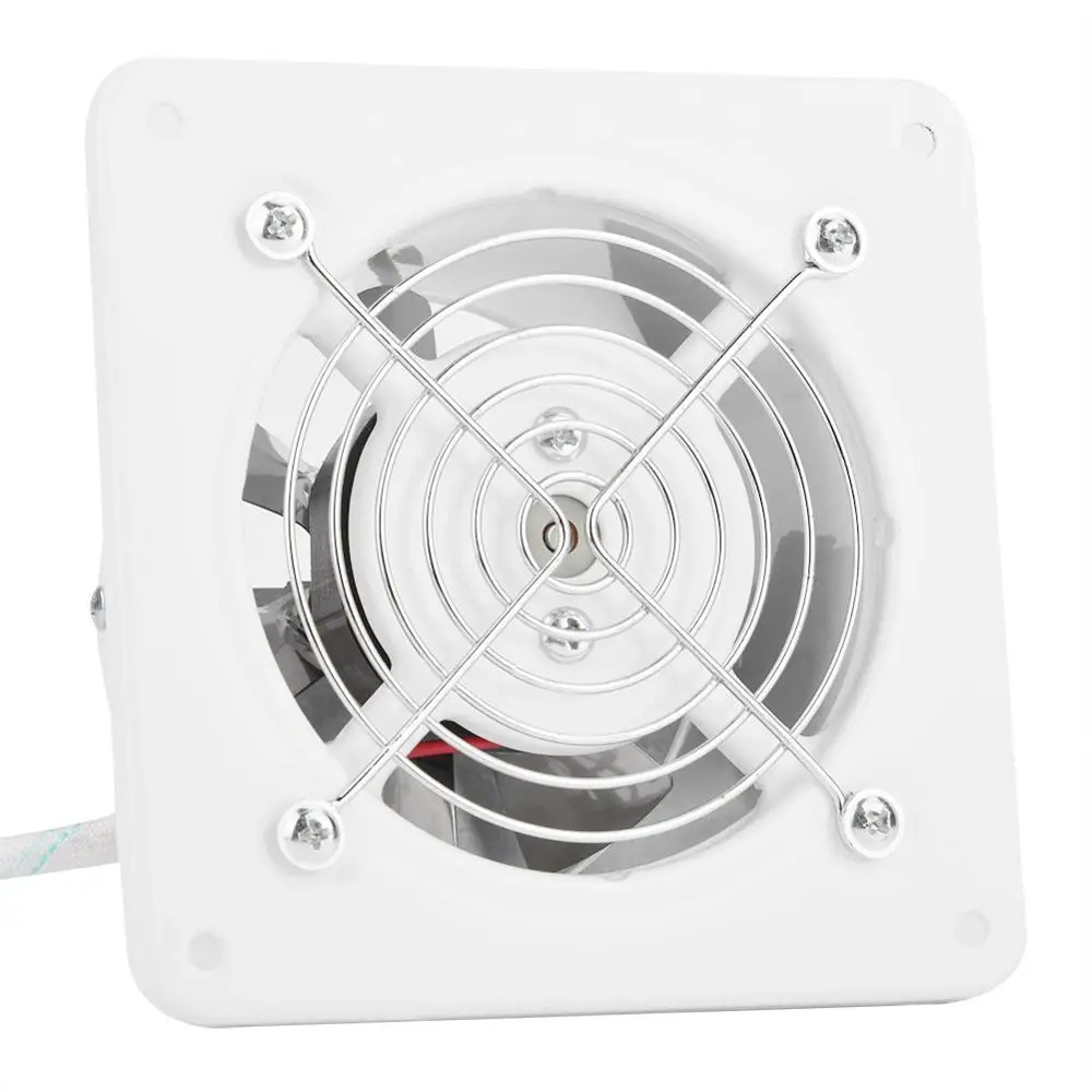 4 дюйма Вытяжной вентилятор 25W 220V эксгаустер настенный низкая Шум дома Ванная