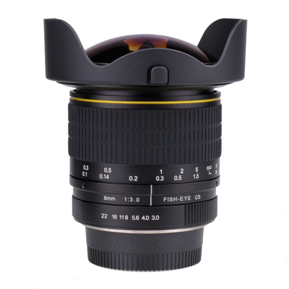 8mm F/3.0 Aspherical Circular Camera Lens Ultra