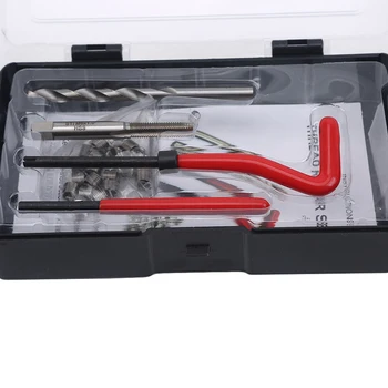 

25pcs Silver Thread Repair Insert Kit Set Stainless Steel For Hardware Repair Tools