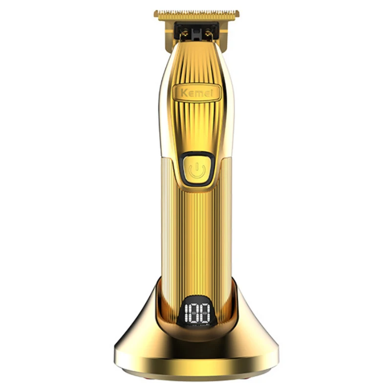 Kemei Professional electirc hair clipper barber shop rechargeable Beard hair timmer for men cordless cutting machine