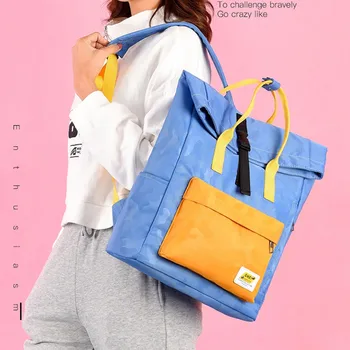 

Women's Backpack Solid Color Women's Bags Nylon Multifunctional Backpack Multipurpose Bag Outdoor Sports Backpacks ##2