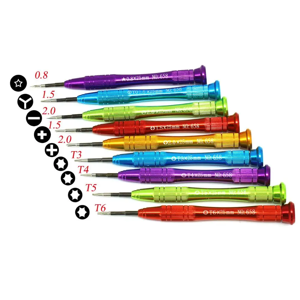 Magnetic Screwdrivers Screw Pickers DIY Phone Disassembly Tool Phillips 1.5mm Slotted 2.0mm Torx Pentalobe Y type T3 T4 T5 T6 |