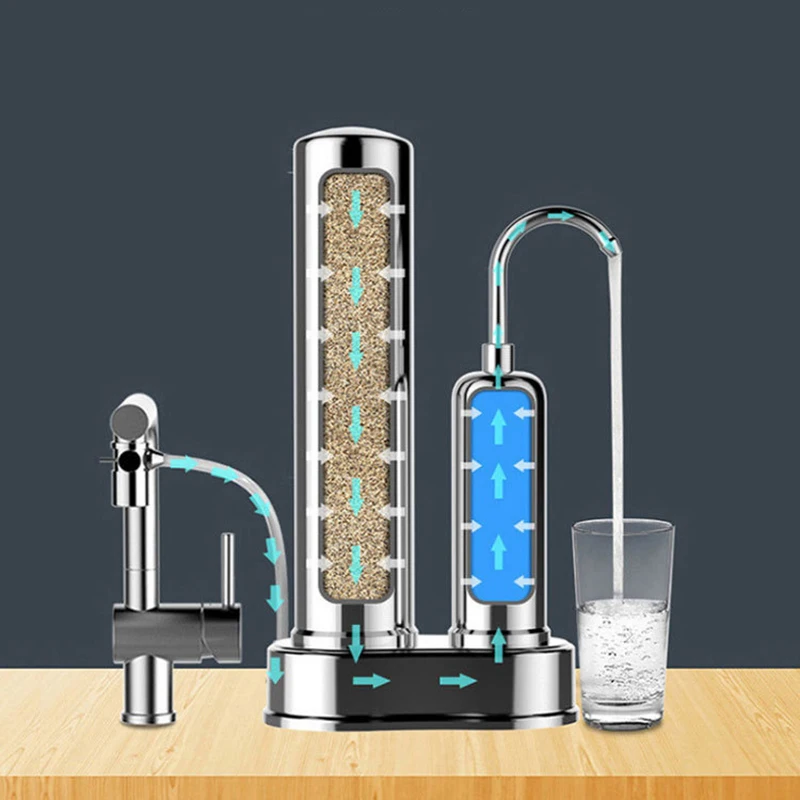 Faucet Water Filter Purifier High Ph Alkaline Water Filter System Filtered Water Dispenser For Home Kitchen Tap Bathroom Sink Ea