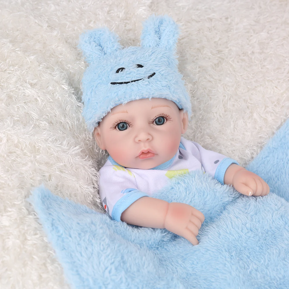 KAYDORA Twins Mini Reborn реалистичные детские куклы 10 дюймов 25 см полное тело виниловые для