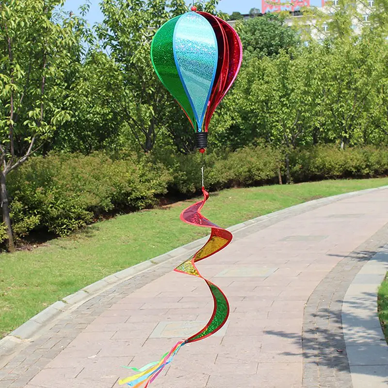 

Hot Air Balloon Wind Spinners Outdoor Hanging Spiral Windmills Garden Party Home Decor Wedding Decoration Mariage