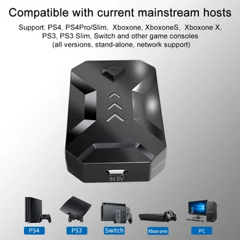

K1 Portable Adapter Keyboard and Mouse Converter Support Android iOS Switch XBOX for PS3 Game Console Retro Games Accessories