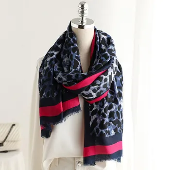 

Scarf Women Leopard Print Long Soft hijab Wrap Ladies Elegant Shawl Female Scarves Headband Sunscreen Shawl Soft Wrap