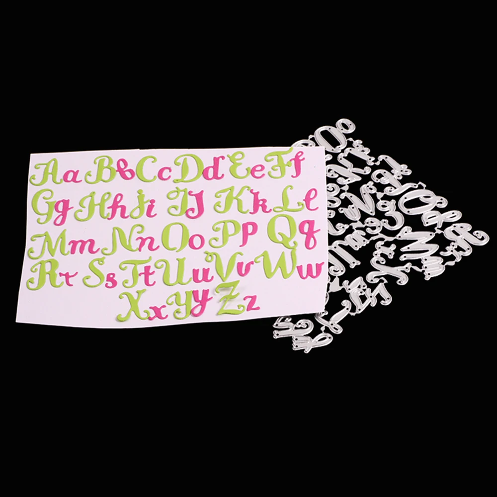 

Creative Letters Metal Cutting Dies Paper Art Card Cut Die Stencils For DIY Scrapbooking Photo Album Embossing Dies