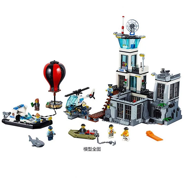 

Country Cool 65007 City Series Sea Prison Island Children'S Educational Assembled Building Blocks Model Toy Celebrity Style 0200