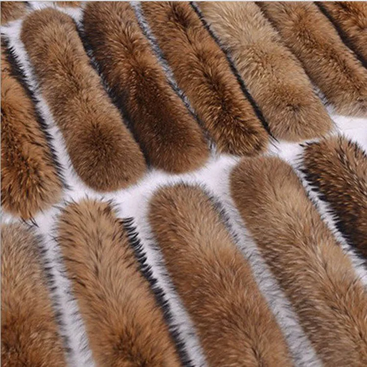 Faux fur imported flame retardant yellow palm scorpion hair scorpion hair cuffs fur cuffs imitation raccoon hair fabric