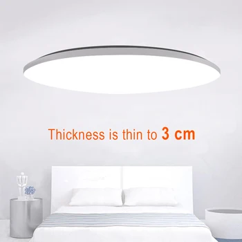 

Restaurant Ultra Thin Modern Ceiling Light Bright LED Bedroom Eye Care Decorative Accessories Living Room Night Round Simple