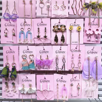 

30 Pairs/lot simple cute women jewelry earrings wholesale 201102-133