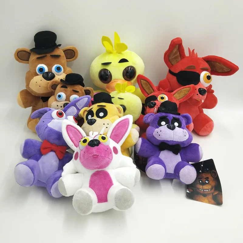 New Style Freddy's Toy Bear Midnight Five Nights Harem Plush Toys 6-Hat Bear