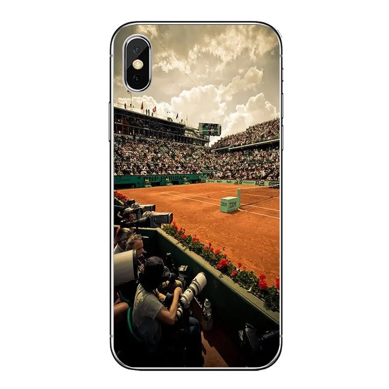 Мягкий прозрачный чехол печатающая головка Roland Garros Французский Париж Open логотип