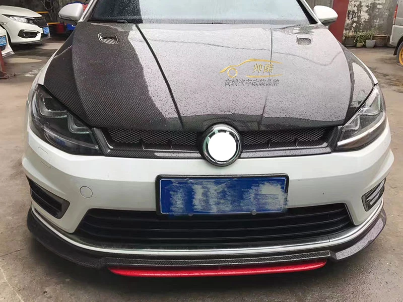 MK7 ASPEC Стиль углеродного волокна передняя решетка гриль для Volkswagen VW Golf 7 mk 7