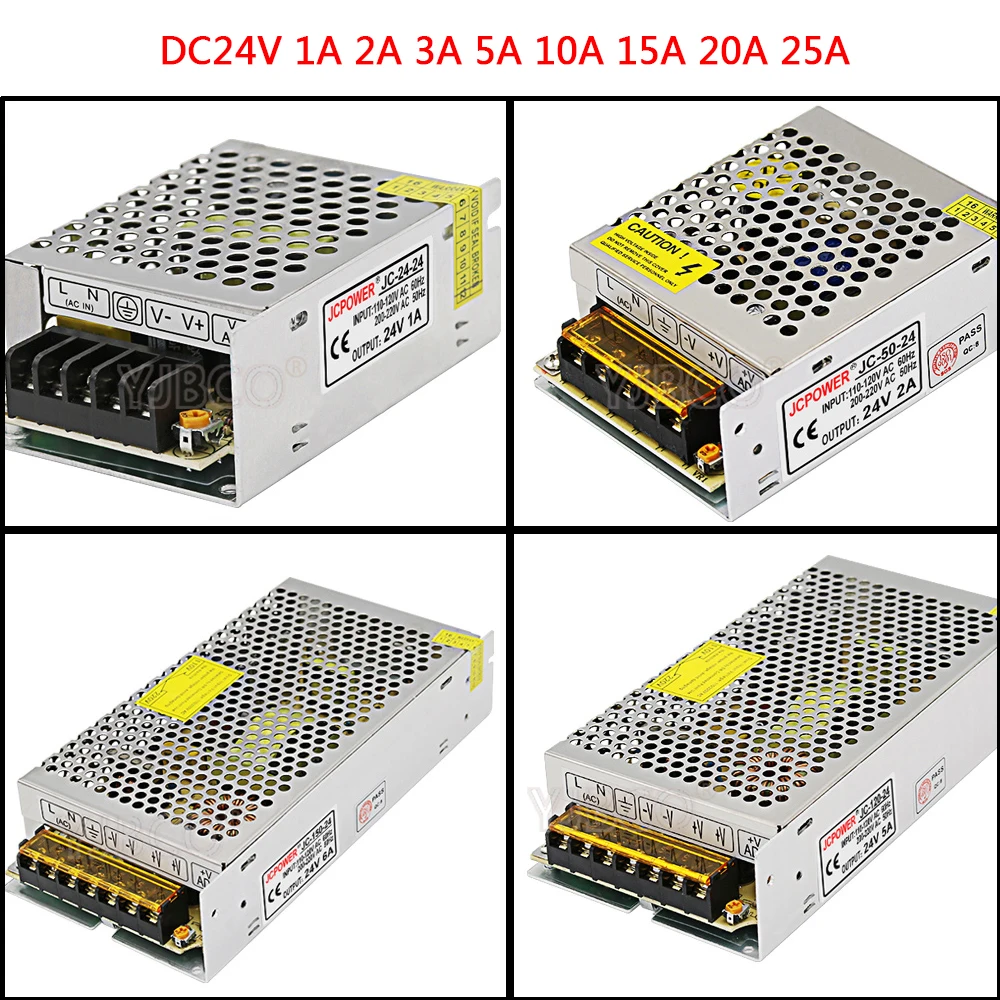 Wholesale DC 24V led Lighting Transformer 1A 2A 3A 5A 10A 15A 20A 25A 30A led strip Switching Power Supply led lamp Light driver Wholesale DC 24V led Lighting Transformer 1A 2A 3A 5A 10A 15A 20A 25A 30A led strip Switching Power Supply led lamp Light driver