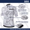 KEMALOCE Breathable Unisex White Cartoon Cat Cycling Jersey Spring Anti-Pilling Eco-Friendly Bike Clothing Top Road Team Bicycle 4