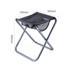 Outdoor Folding Camping Chair Aluminum Alloy Fishing Chair Thicken Stool Hiking Seat Foldable Seat Chair For Outdoor Camping ► Photo 3/6