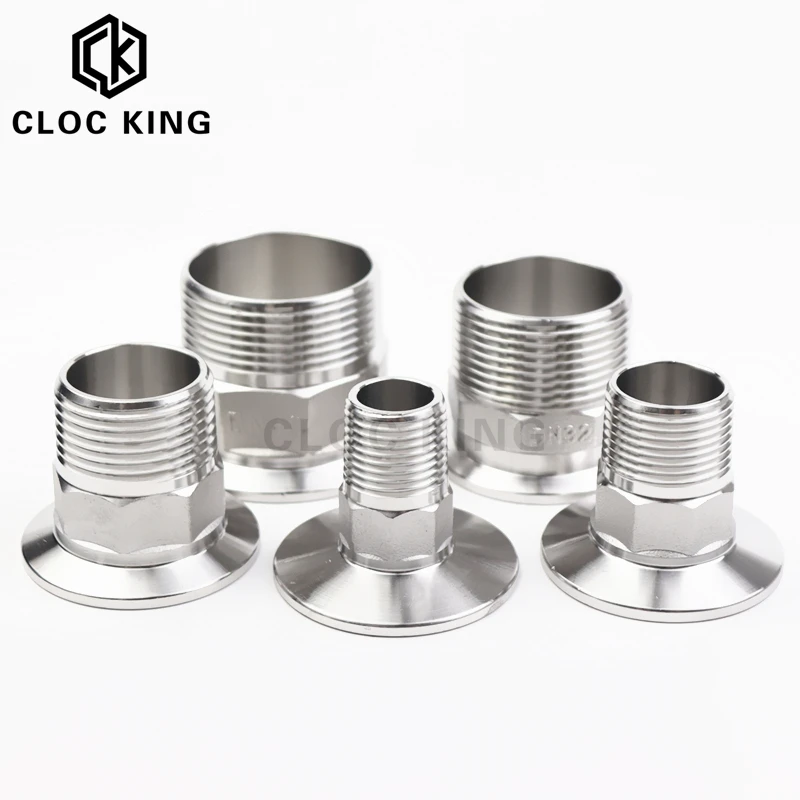 BSPT 1/2 &quot3/4&quot 1 &quot1-1/4&quot 1-1/2 &quot2&quot Нержавеющая сталь 304 санитарный шестигранный