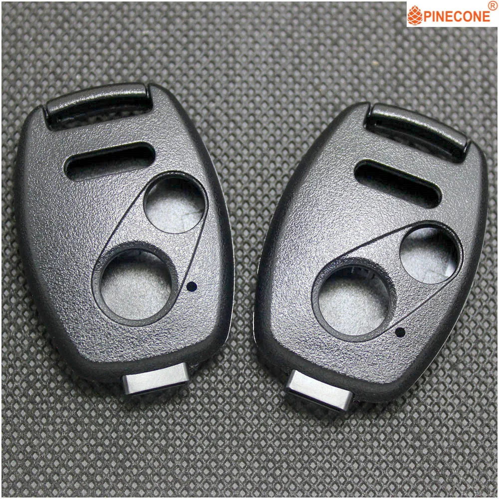 PINECONE для Honda Accord Civic PILOT ODYSSEY PILOT чехол для ключей автомобиля 2+ 1 кнопка не нужно отрезать лезвие заменить пульт дистанционного автомобиля брелок оболочки