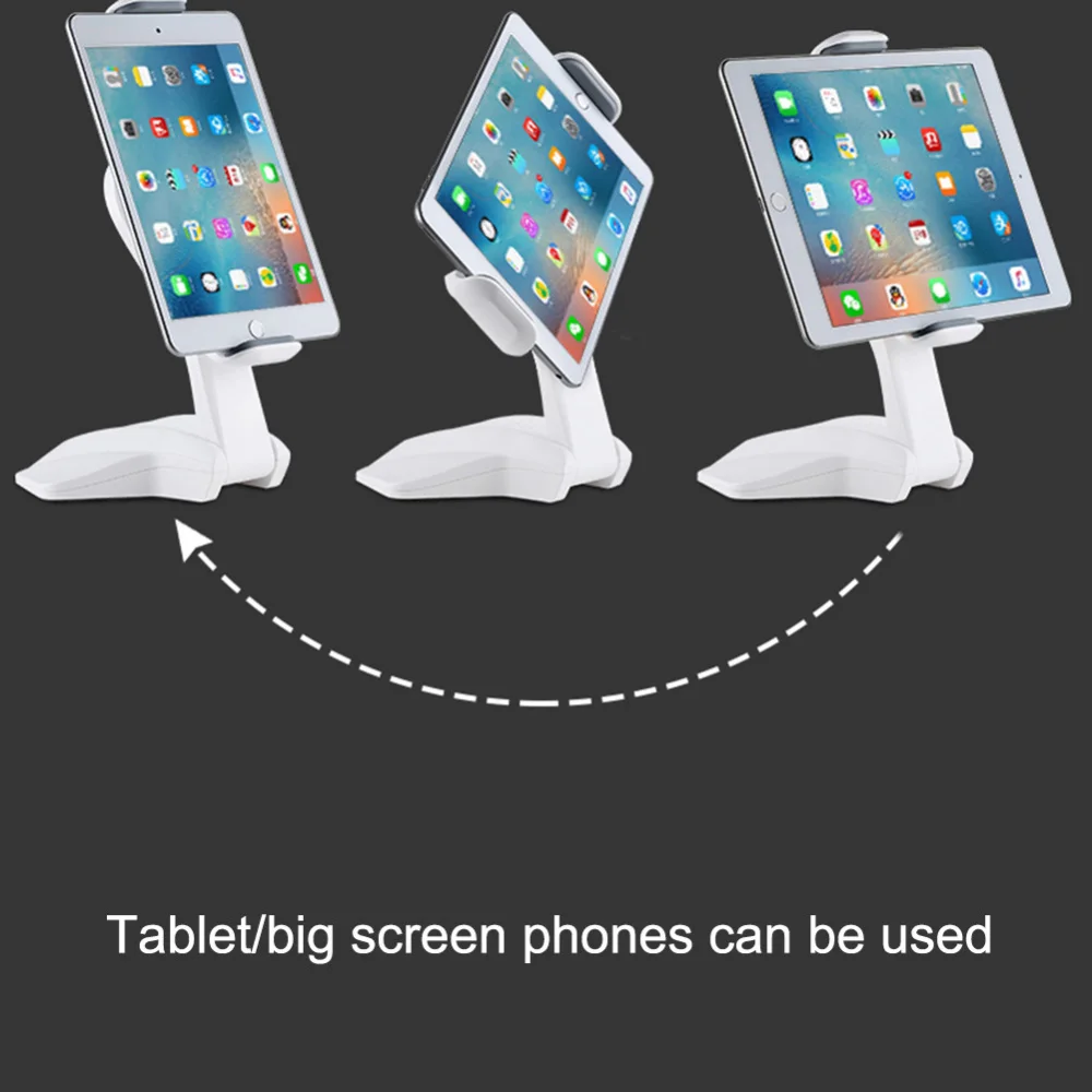 1 шт. Универсальный футляр для планшета для iPad держатель держателя планшета Портативный регулируемая настольная лампа Поддержка гибкий, для мобильных телефонов с подставкой