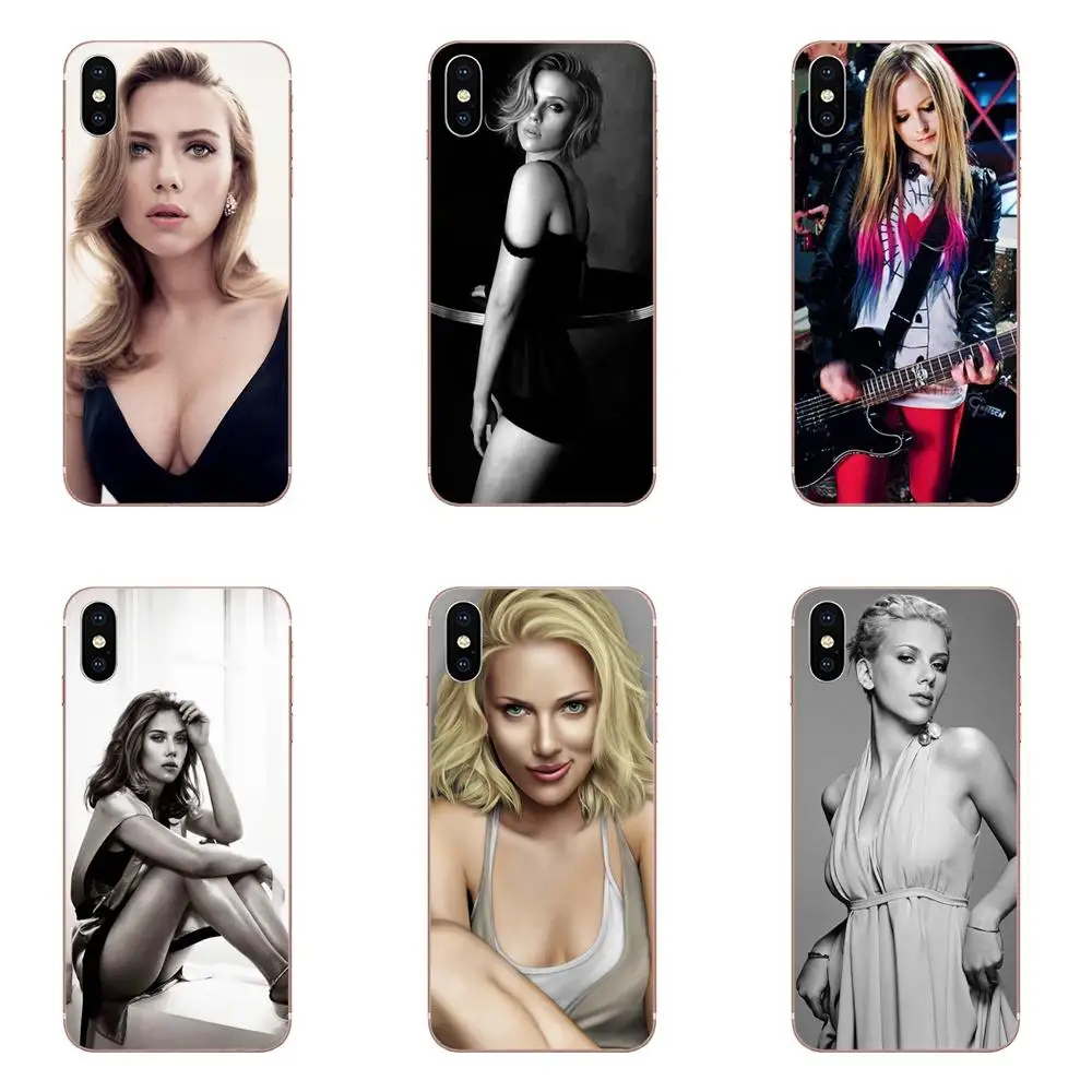Soft TPU Accessories Case Scarlett Johansson Black For Galaxy J1 J2 J3 J330 J4 J5 J6 J7 J730 J8 2015 2016 2017 2018 mini Pro | Мобильные