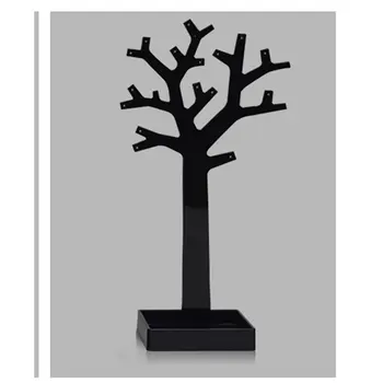 

Plastic Tree Shaped Jewelry Display Rack Bracelet Hanger Earring Showing Shelf Necklace Display Stand Showcase