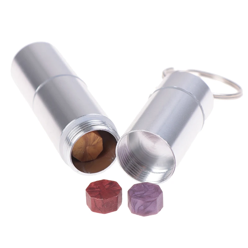 1/2/4 Grids Pill Box Case Portable Waterproof Aluminum Drug Holder Container Health Care Keychain Medicine Box