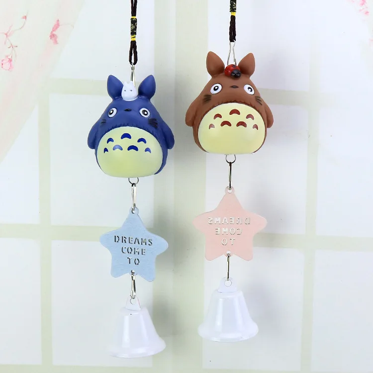 

Cartoon Vinyl Totoro Wind Chime Creative Crafts Home Decoration Pendant Students Gift Cartoon Wind Chime Hanging Decoration