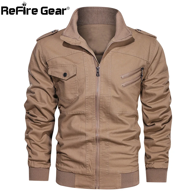 Куртка ReFire Gear мужская тактическая теплая армейская куртка бомбер в стиле