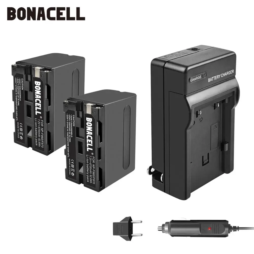 Батарейка и зарядное устройство Bonacell 7 2 в 8700 мАч|Цифровые аккумуляторы| |