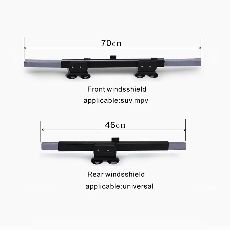 Car Retractable Windshield Anti-UV Car Window Shade Front Sun Block Auto Rear Window Foldable Curtain 46cm/70cm Sunshade