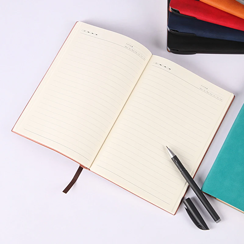 А5 кожаный блокнот бизнес-блокнот планировщик блокнот ежедневник дневник записная книжка для офиса школьные канцелярские принадлежности