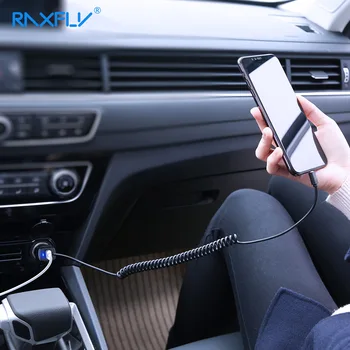

Car charger spring cable USB belt for micro dual charger for iphone