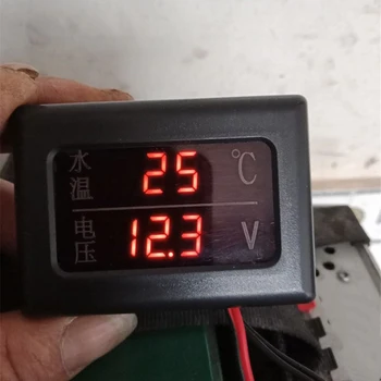 

1PC Universal 12V-24V 3-Digit LCD Car Voltmeter Water Temp Gauge Water Temp Sensor Automobiles Gauges Voltmeters