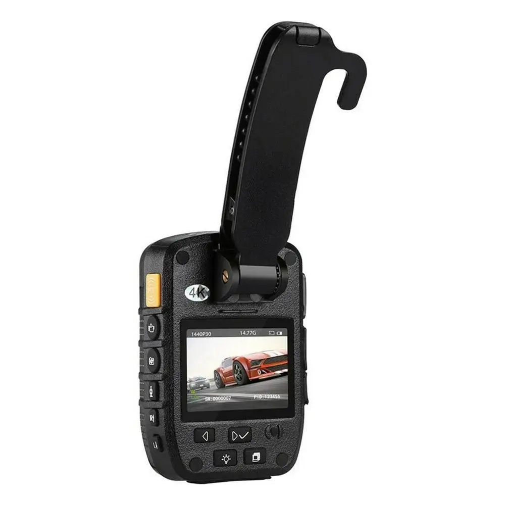 

1296P Full HD Waterproof Police Body Camera Security Gadget With 2 Inch Display Night Vision GPS Motion detection