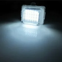 Luces de matrícula LED sin errores blancas para Mercedes pre-lci W204 W212 W221(China)