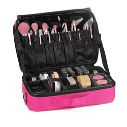 New Professional Makeup Organizer Upgrade Large Capacity High Quality Cosmetic Case Travel Storage Bag Make Up Suitcases Bags