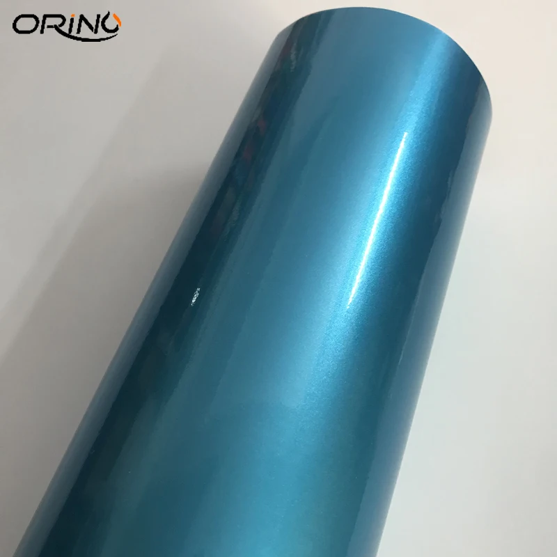 Gloss Metallic Blue Vinyl Film Wrap-4