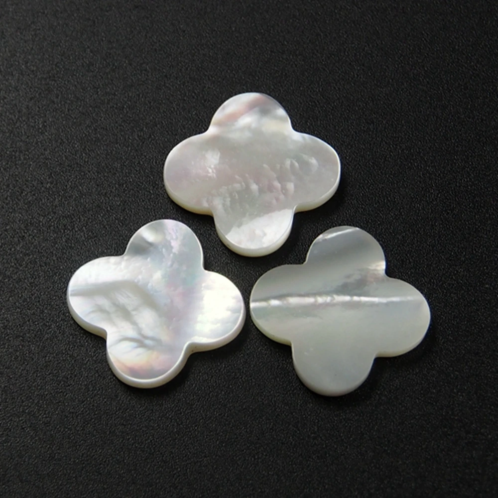 

10*10 mm 50 Piece/a lot Four-leaf clover mother of pearl shell good quality on sale