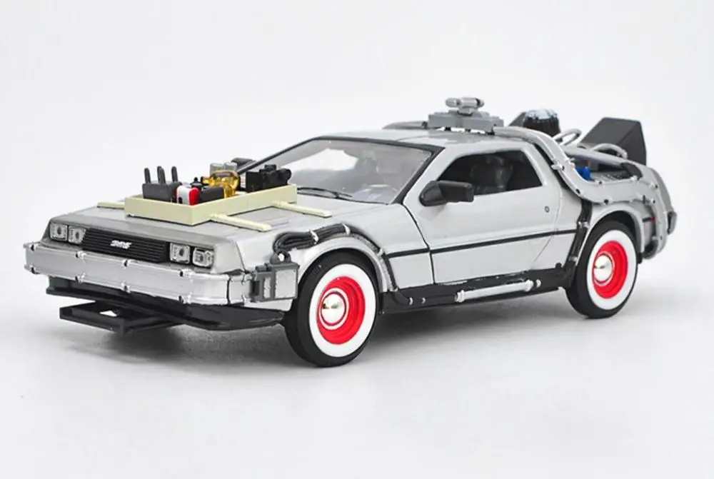 Welly 1 24 1 24 Back To The Future 3 III DMC 12 Time Machine Delorean 4